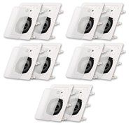 Acoustic Audio CS-IW530-5PR 250 Watt 5.25" 3-Way Home Theater In-Wall/Ceiling Speakers (5-Pair)