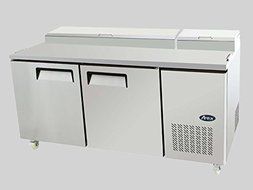 BRAND NEW COMMERCIAL 67" 2 DOOR PIZZA PREP TABLE