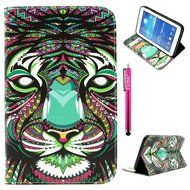 Tab 4 7.0 Case, Firefish Damage Resistance Case Premium PU Leather Wallet Card Slots Kickstand Feature Case for... N158