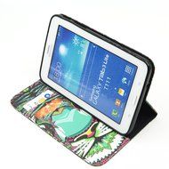 Tab 4 7.0 Case, Firefish Damage Resistance Case Premium PU Leather Wallet Card Slots Kickstand Feature Case for... N160