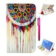 Tab 4 7.0 Case, Firefish Damage Resistance Case Premium PU Leather Wallet Card Slots Kickstand Feature Case for... N169