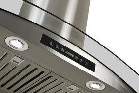 Golden Vantage Stainless Steel 30" Euro Style Wall Mount Range Hood Led Screen N4