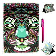 Tab 4 7.0 Case, Firefish Damage Resistance Case Premium PU Leather Wallet Card Slots Kickstand Feature Case for... N173