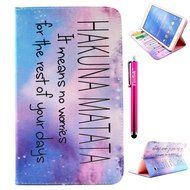 Tab 4 7.0 Case, Firefish Damage Resistance Case Premium PU Leather Wallet Card Slots Kickstand Feature Case for... N175