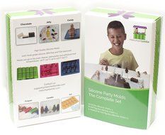 Candy Molds for making LEGO bricks and figures by Merchant Smile. Complete Set: 3 special molds for chocolate,... N3