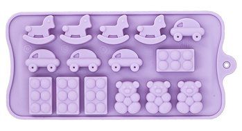 Zoie + Chloe Silicone Ice Tray &amp; Mold for Gummy Bear, Jello, Chocolate, Soap, Crayon and More! N23