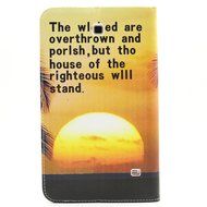 Tab 4 7.0 Case, Firefish Damage Resistance Case Premium PU Leather Wallet Card Slots Kickstand Feature Case for... N178