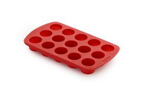 Lekue Silicone Chocolate Mold, Model # 0217115R01M017, Cube, Red N7