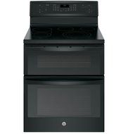 GE PB960DJBB Profile 30" Black Electric Smoothtop Double Oven Range - Convection N5