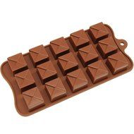Pack of 3 Silicone Tiered Square Gift Box Mold For jello Soap Candy Gummy Chocolate (Ships From USA)