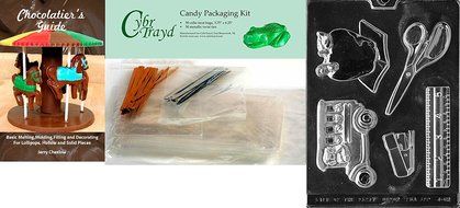 Cybrtrayd J082 Teacher&#039;s Kit Chocolate Candy Mold with Exclusive Cybrtrayd Copyrighted Chocolate Molding Instructions N2