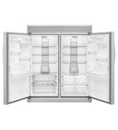 Monochromatic Stainless Steel Whirlpool 18 Cu. Ft. Sidekicks ... N3