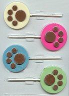 Paw Print Pop Candy Mold