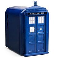 Doctor Who Plastic TARDIS Mini Fridge (Blue) by Doctor Who