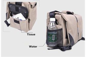 Sheffla DSLR SLR Camera Shoulder Messenger Bag for Nikon Sony Canon Pentax N8