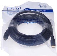NTW 75 ft. True Plenum HDMI cable (CMP rated), 24 AWG, Gold plated Connector, with Redmere chipset Made in USA... N13