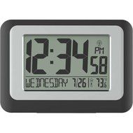 Modern-Day Portable Digital Clock Indoor Temperature, Black N2