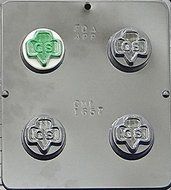 Girl Scout Oreo Cookie Sandwich Chocolate Candy Mold 1657