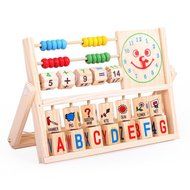 Abacus Wooden Toys ，BeautyVan Kids Learning Versatile Flap Abacus Wooden Toys N2