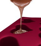 Eco-Friendly 15 - Cavity Silicone Heart Mold - Heart Pan for Making Homemade Chocolate, Candy, Gummy, Jelly, and... N7