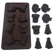 Crazy Egg Reusable Silicone Mold for Cake, Chocolate, Jelly, Candy and Ice cubes (1, Green) N10