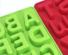 9Snail 1set(3 letter trays) Bakeware Tools Baking Pastry Mould Alphabet Shape Silicone Mold For Assorted Chocolate... N5