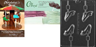 Cybrtrayd D108 High Heel Shoe Lolly Chocolate Candy Mold with Exclusive Cybrtrayd Copyrighted Chocolate Molding... N3