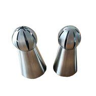 New Russian Piping Tips Sphere Ball Tips Flower Icing Piping Nozzles for Cupcake/Cake Buttercream Decorating with... N4
