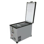 Whynter FM-452SG Elite 45 quart Slim Fit Portable Freezer/Refrigerator with 12V Option, Gray N5