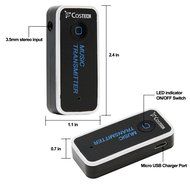 Bluetooth Receiver, Costech&reg; Portable A2DP Wireless Audio Adapter with 3.5 mm Stereo Output Support Smartphones... N12