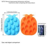 Candy Making Molds, 2PCS YYP [12 Cavity Pineapple Shape Mold] Silicone Candy Molds for Home Baking - Reusable... N6