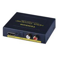 Tensun HDMI to HDMI ARC Adapter with Optical TOSLINK SPDIF Audio Output, HDMI Audio Extractor Converter Support... N14