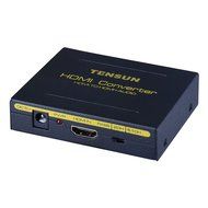 Tensun HDMI to HDMI ARC Adapter with Optical TOSLINK SPDIF Audio Output, HDMI Audio Extractor Converter Support... N15