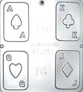 Playing Cards Chocolate Candy Mold 584