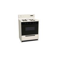 Summit SNM2307CDFK 30" Freestanding Deluxe Gas Range in Bisque with Sealed Burners and Electronic