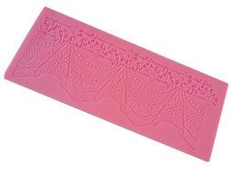 Lesirit Silicone Fondant Cake Decorating Mold Lace Chocolate Lace Mold Mat (B) N10