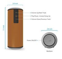 Trendwoo Outdoor Waterproof Bluetooth V4.0 Portable Speaker with DSP Noise Reduction Dual X-Bass Driver and up... N6