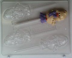 Cute duck w/ bow &amp; galoshes E105 Easter Chocolate Candy Mold