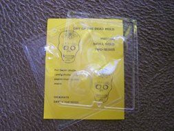 Dead Medium 2-Sided Skull Craft Mold - Day of the Dead Sugar Skulls, Candy Skulls