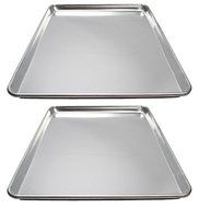 Winware (ALXP-1826) Full-Size Sheet Pans, Set of 2 (18 x 26-Inch, Aluminum)