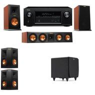 Klipsch RP-160M-CH Monitor Speaker 5.1 SDS12 Denon AVR-X2100W