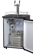 Kegco Kegerator Digital Beer Keg Cooler Refrigerator - Dual Faucet - D System N7