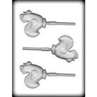 8H-11212 3" Rooster Sucker Hard Candy Mold Package of 3