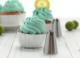 BeBeFun 304 Stainless Steel Extra-Large/ Jumbo Classical Cup Cake Piping Icing Decoration Tips Set. Include French... N5