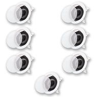 Acoustic Audio CS-IC53 In Ceiling Speakers 3 Way Home Theater 1750 Watt 7 Speaker Set CS-IC53-7S