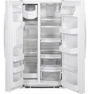 GE GSS25GGHWW 25.4 Cu. Ft. White Side-By-Side Refrigerator N3