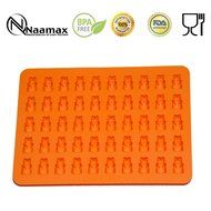 Charming Kit Gummy Bear Mold, Makes 50 Bears, Tough Silicone, Includes Dropper, 4 MEASURING SPOONS BONUS, Recipe... N6