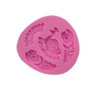 Wocuz WZ0953 Peacock Silicone Mold Fondant Mold Candy Making Mold for Cake Cupcake Decoration Toppers