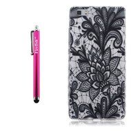 Huawei P8 Lite Case, Firefish Durable Soft TPU Back Case [Soft-Flex] Drop Protection Scratch-Resistant Cover Skin... N119