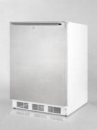 Summit FF7LBISSHHADA: ADA compliant commercial built-in auto defrost all-refrigerator with white cabinet, lock... N3